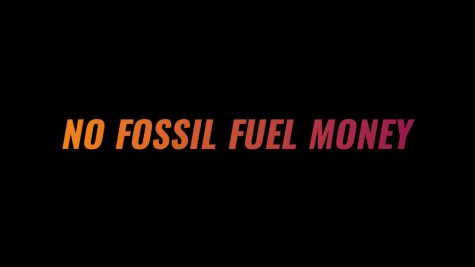 Sunrise against politicians receiving money from fossil fuel companies
