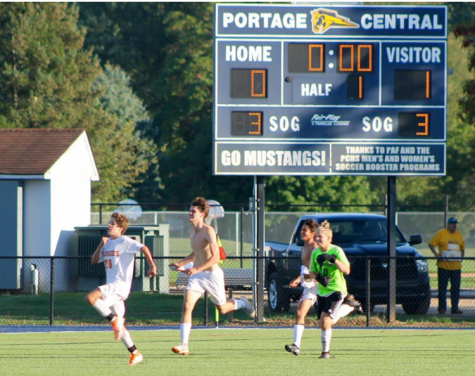 JV soccer team defeats Portage Central