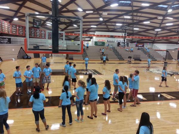 Link Leaders preparing for freshmen orientation