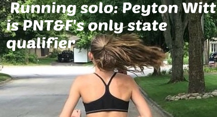 Running solo: Peyton Witt is tracks only state qualifier
