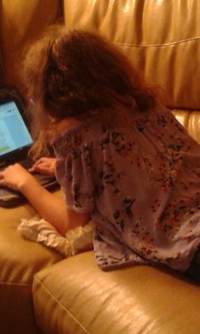 Katie Knight finishes English for grades 9-12 by her sophomore year in ATYP