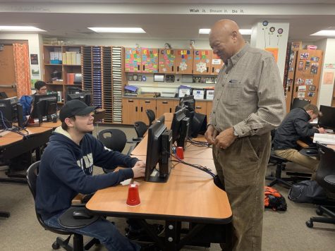 Dr. Houston impacts the school positively through subbing