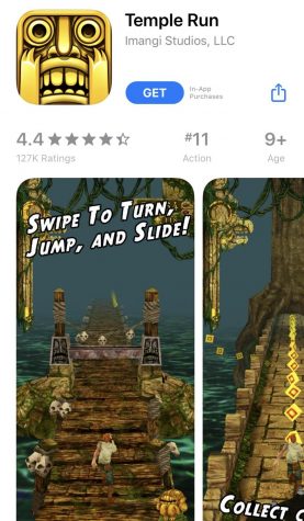 TempleRushGo: three similar games