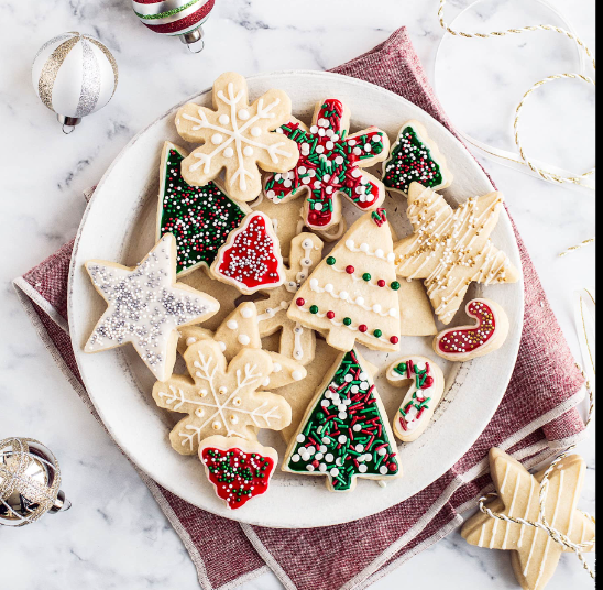 Holiday sugar cookies are always a crowd-pleaser.
