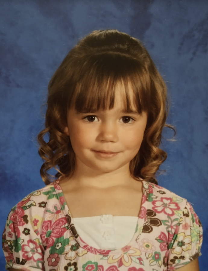 This was the last time my hair was untuched by hair color...in kindergarten. 