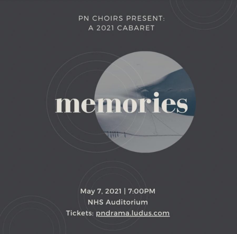 The 2021 Cabaret concert, "Memories", will take place on May 7 at 7pm. 