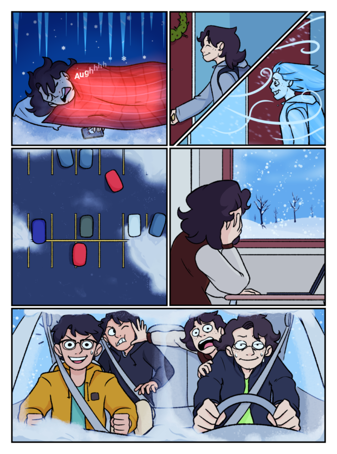 This installment brings to life what its like to get from home to school on a Michigan winter day 