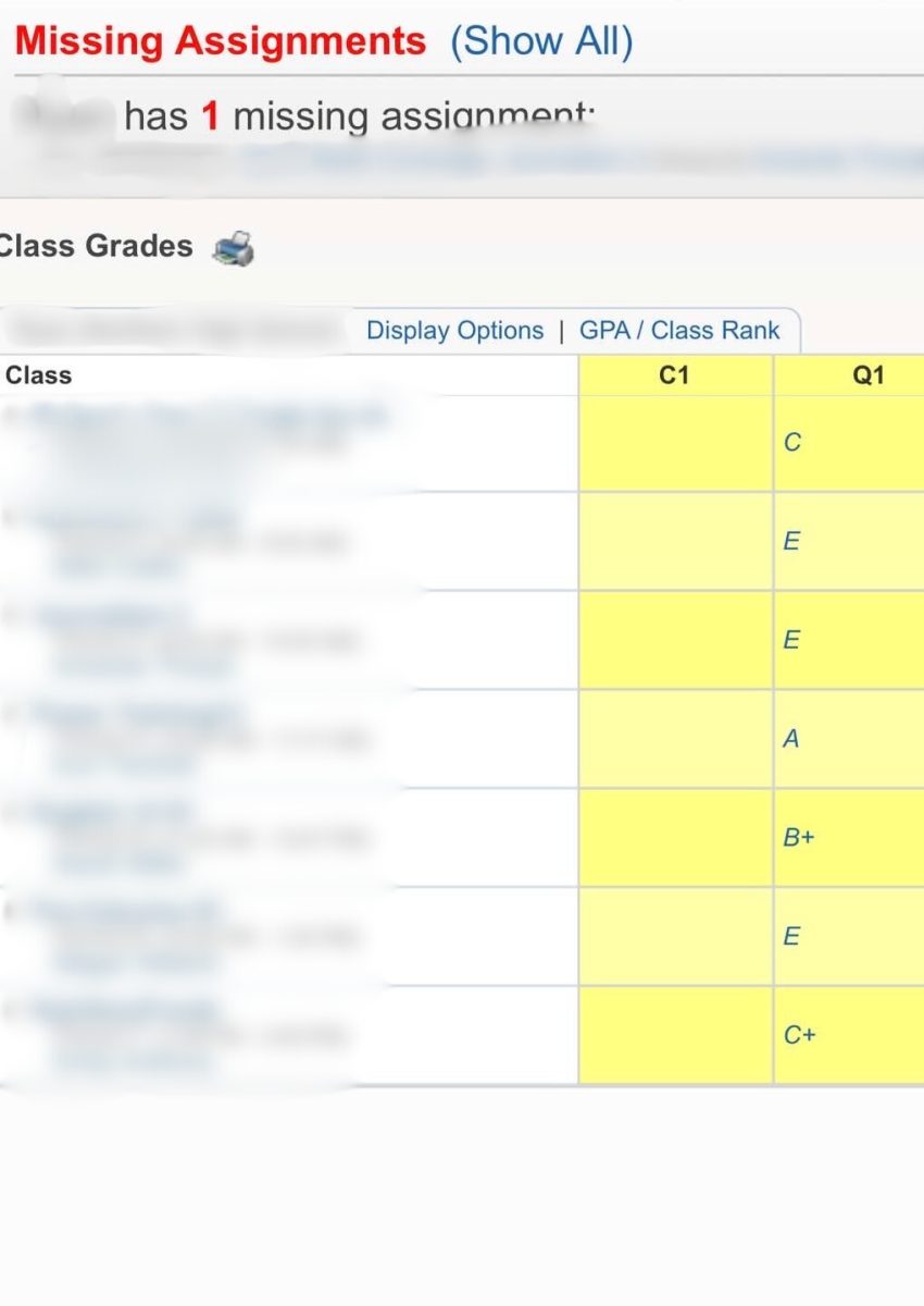 Grades - especially when students have 24/7 access to them - can have negative impacts on student mental health.